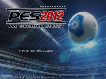 PES 2012 - Pro Evolution Soccer screen shot title